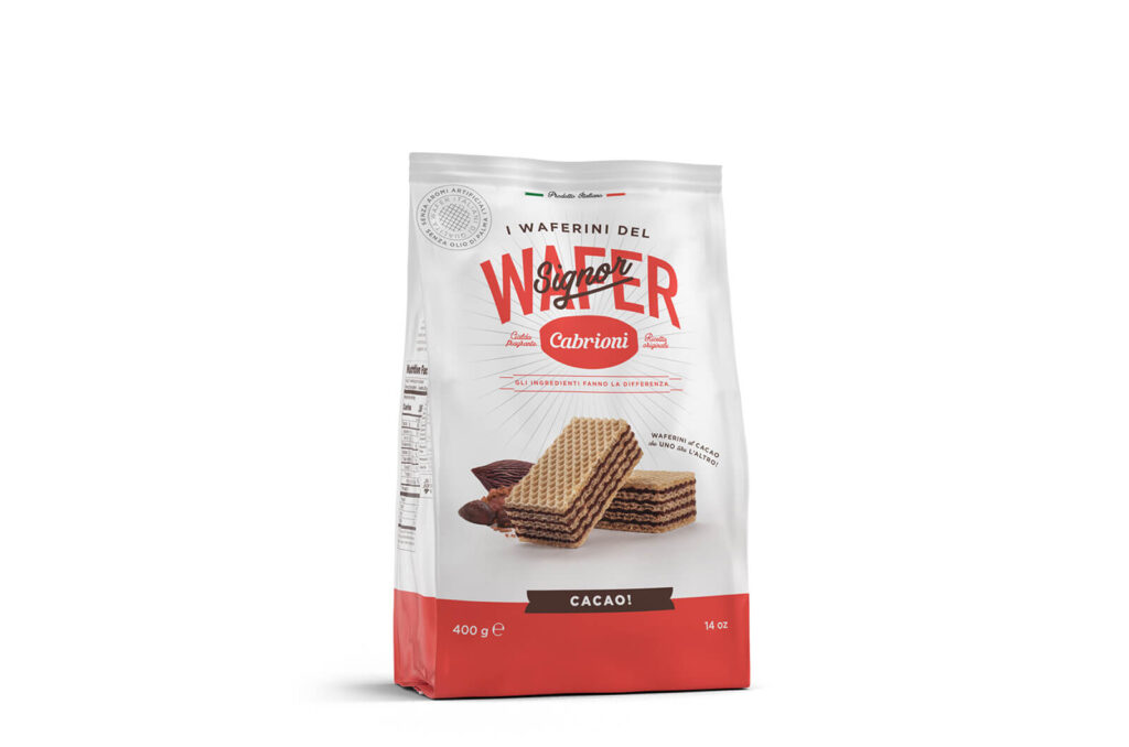 Confezione di Waferini al cacao