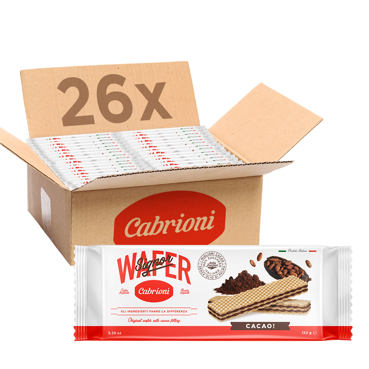 Cocoa Signor Wafer - pack of 26