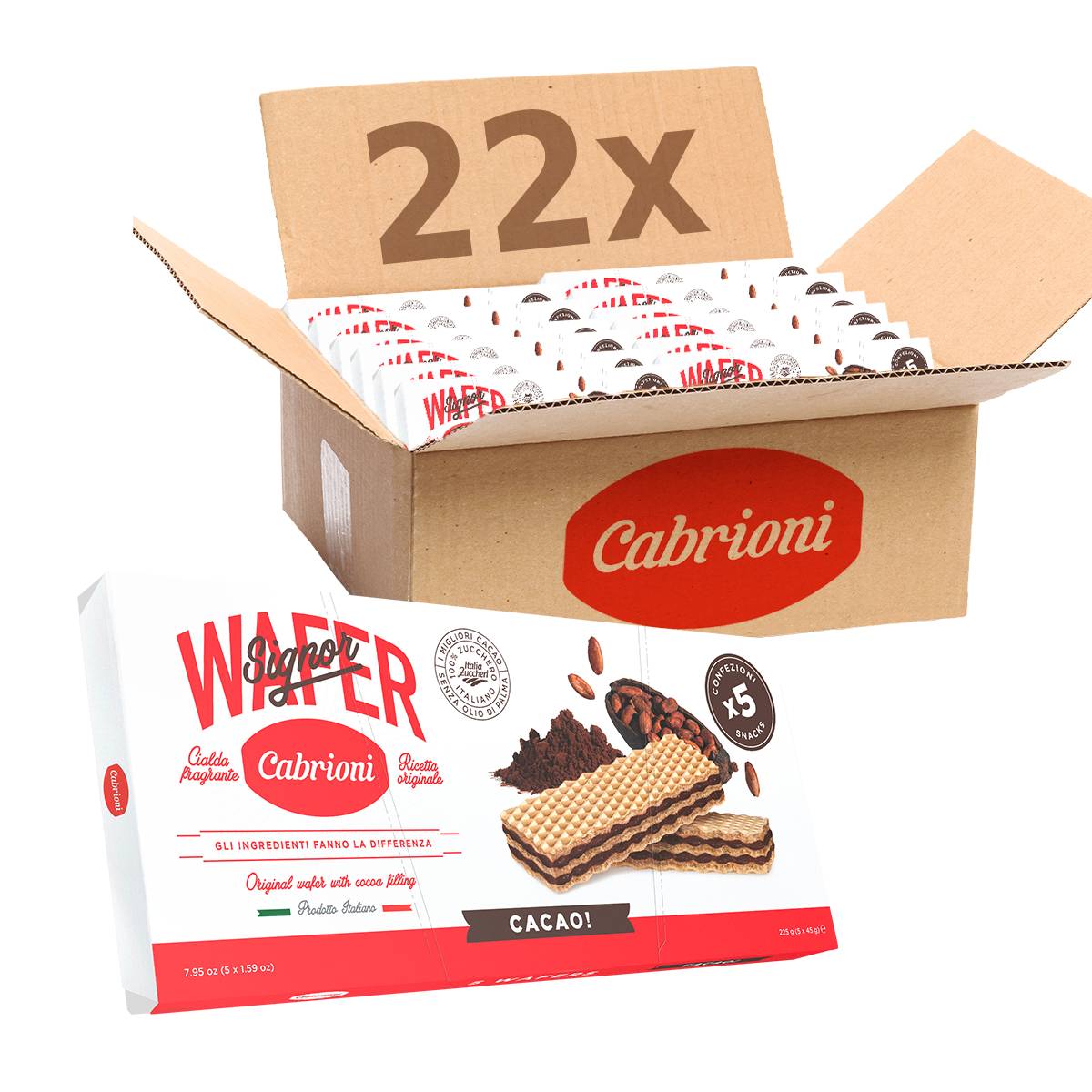 Cocoa Signor Wafer Multipack - Pack of 22