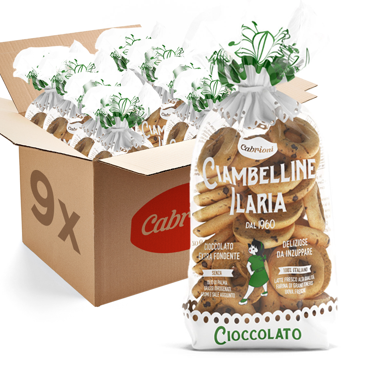 Chocolate Ciambelline - Pack of 9