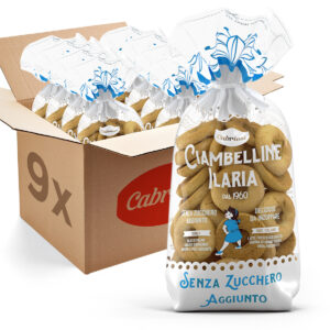 Biscotti Ciambelline Senza Zucchero Aggiunto - 9 pack X 650 gr.